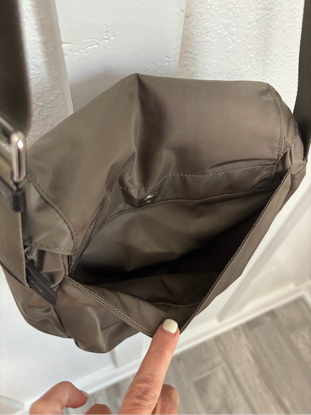 Tumi Women's Crossbody Bag in Olive Taupe - Picture 6 of 16